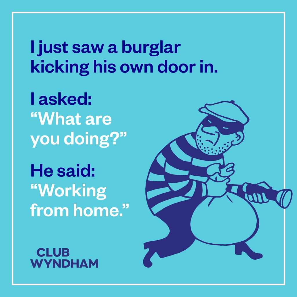 Dad joke 1 - Burglar